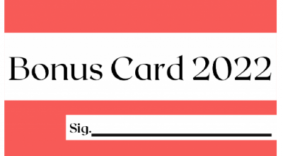 Tesseramento 2022 – Bonus Card