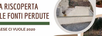 Inaugurazione del progetto “Alla riscoperta delle fonti perdute” – sabato 2 aprile 2022 alle ore 15:00